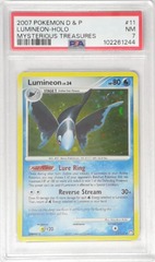 V1844: 2007: Lumineon: 11/123: Mysterious Treasures: D & P: PSA: 7: NM: 102261168